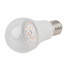 Лампа светодиодная для растений ЭРА E27 11W 2150K прозрачная FITO-11W-Ra90-E27 Б0039172