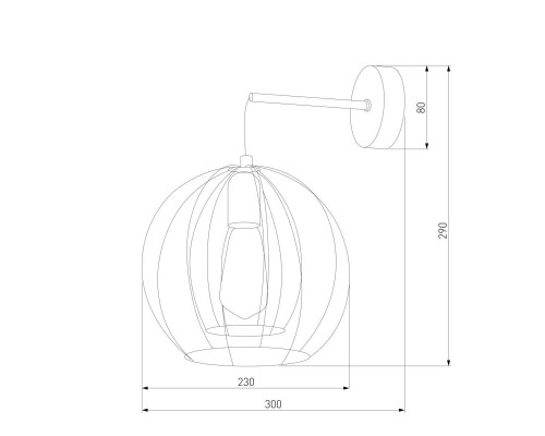 Бра TK Lighting 6596 Jaula