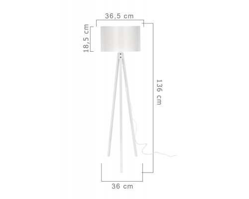 Торшер Toplight Sarah TL1618S-01WH