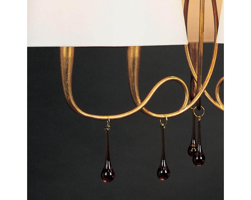 Подвесная люстра Mantra Paola Painted Gold 3540 Подвесная люстра Mantra Paola Painted Gold 3540
