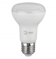 Лампа светодиодная ЭРА E27 8W 2700K матовая ECO LED R63-8W-827-E27 Б0050300