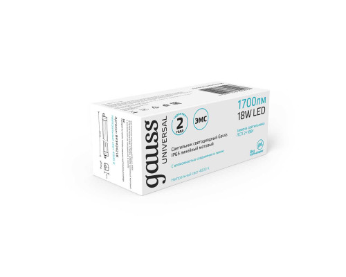 Накладной светодиодный светильник Gauss 843424218 Накладной светодиодный светильник Gauss 843424218