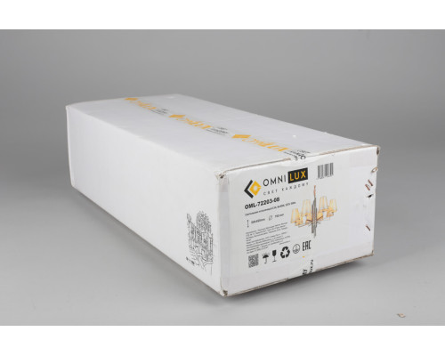 Подвесная люстра Omnilux Porlezza OML-72203-08 Подвесная люстра Omnilux Porlezza OML-72203-08