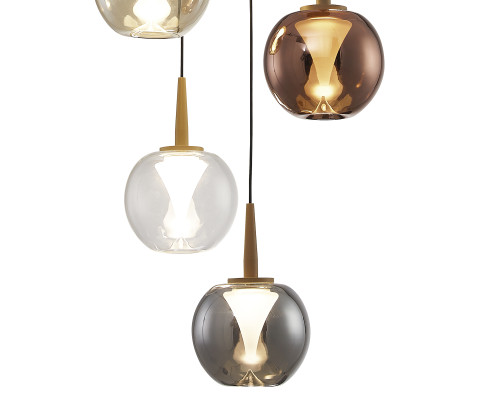 Подвесная светодиодная люстра Mantra Andromeda 8932+5PL (8938-8941)