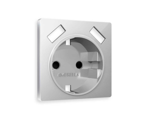 Лицевая панель розетки AMBRELLA VOLT AP4090 Лицевая панель розетки AMBRELLA VOLT AP4090