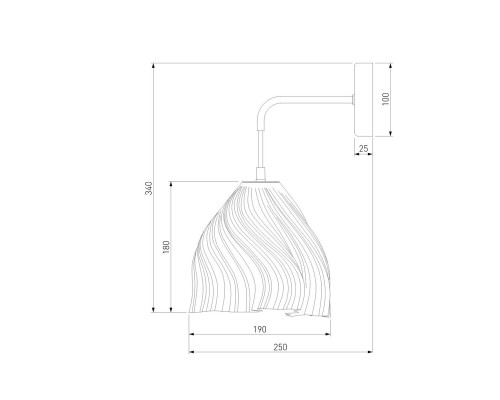 Бра Eurosvet Sinki 40075/1 белый Бра Eurosvet Sinki 40075/1 белый