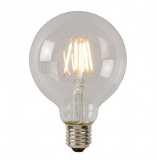 Лампа светодиодная Lucide E27 7W 2700К прозрачная 49081/07/60