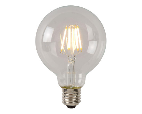 Лампа светодиодная Lucide E27 7W 2700К прозрачная 49081/07/60 Лампа светодиодная Lucide E27 7W 2700К прозрачная 49081/07/60