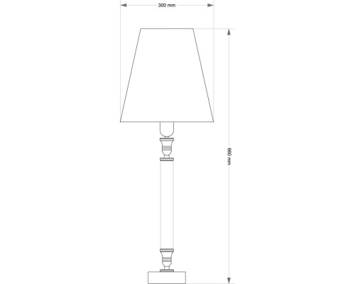 Настольный светильник KUTEK NAPOLI NAP-LG-1(N/A)