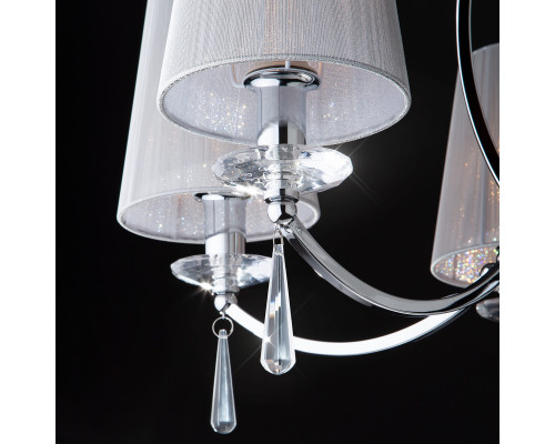 Подвесная люстра Eurosvet 60079/5 хром