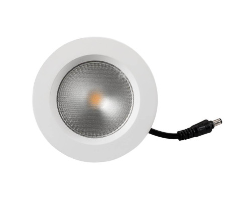 Встраиваемый светодиодный светильник Arlight LTD-105WH-Frost-9W Warm White 110deg 021067