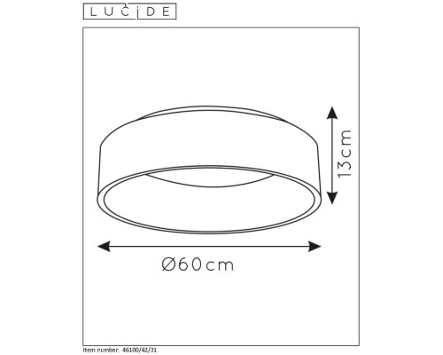 Потолочный светодиодный светильник Lucide Talowe Led 46100/42/31