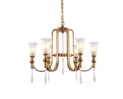 Подвесная люстра Lumina Deco Rionella LDP 8041-6 S.GD