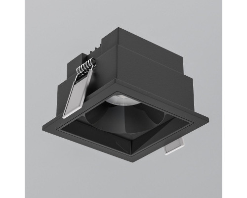 Встраиваемый светодиодный светильник Elektrostandard Quadro 25085/LED 10W 4000K черный a063677 Встраиваемый светодиодный светильник Elektrostandard Quadro 25085/LED 10W 4000K черный a063677