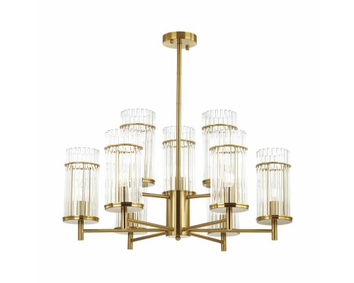 Подвесная люстра Odeon Light Midcent Formia 4809/9 Подвесная люстра Odeon Light Midcent Formia 4809/9