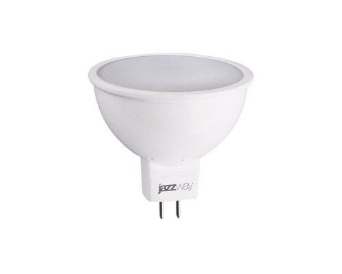 Лампа светодиодная Jazzway GU5.3 5W 4000K матовая 1037107A Лампа светодиодная Jazzway GU5.3 5W 4000K матовая 1037107A