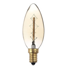 Лампа накаливания Jazzway E14 40W золотистая 2858290