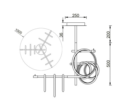 Потолочный светильник Vele Luce Bellezza VL7262L07 Потолочный светильник Vele Luce Bellezza VL7262L07