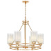 Подвесная люстра Lumina Deco Marietta LDP 8025-6 F.GD+WT