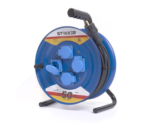 Удлинитель Stekker Professional 4гн 50м с/з PRF02-41-50 39297 Удлинитель Stekker Professional 4гн 50м с/з PRF02-41-50 39297