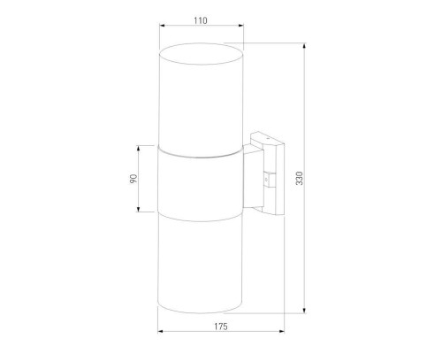 Уличный настенный светильник Elektrostandard Roil 35125/D a055636