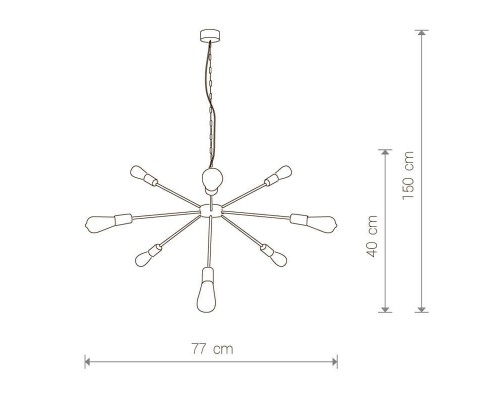 Подвесная люстра Nowodvorski Rod 9130