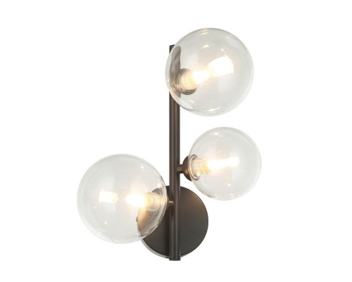 Бра Lumien Hall Lovrenc LH4125/3W-BK-CL