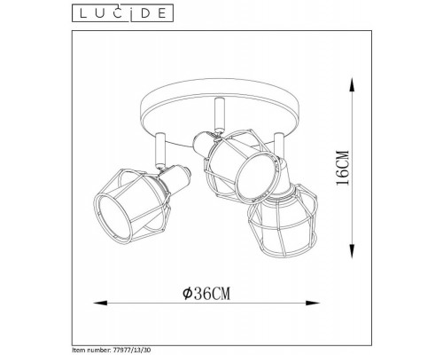 Спот Lucide Nila 77977/13/30