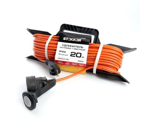Удлинитель Stekker Home 1гн 20м с/з HM04-01-20 39628 Удлинитель Stekker Home 1гн 20м с/з HM04-01-20 39628