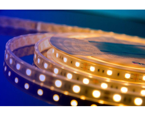 Светодиодная влагозащищенная лента DesignLed 14,4W/m 60LED/m 5050SMD теплый белый 5M 000519 Светодиодная влагозащищенная лента DesignLed 14,4W/m 60LED/m 5050SMD теплый белый 5M 000519
