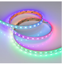 Светодиодная влагозащищенная лента Arlight Бегущий огонь 8W/m 60Led/m 5060SMD разноцветный 5M SPI-P-B60-12mm 12V RGB-PX1-BPT 041615(1)