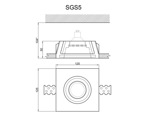 Встраиваемый светильник Artpole SGS5