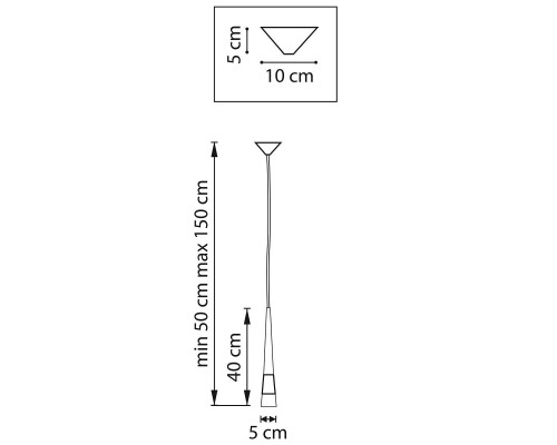 Подвесной светодиодный светильник Lightstar Cone 757011 Подвесной светодиодный светильник Lightstar Cone 757011