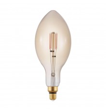 Лампа светодиодная диммируемая филаментная Eglo E27 4W 2200K янтарная 12591
