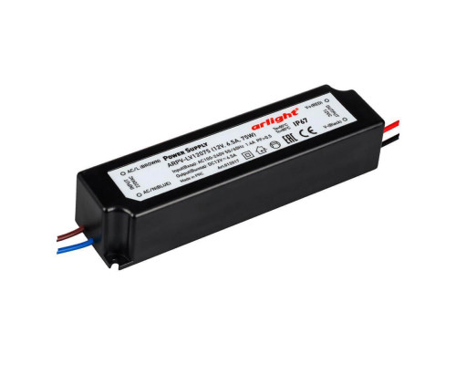 Блок питания Arlight ARPV-LV75 12V 75W IP67 6,5A 012017 Блок питания Arlight ARPV-LV75 12V 75W IP67 6,5A 012017