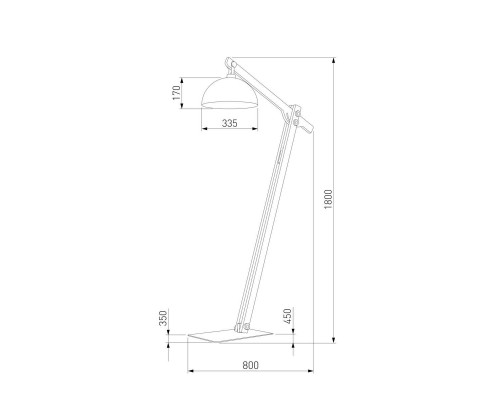 Торшер TK Lighting 5023 Oslo