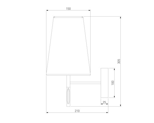 Бра Eurosvet Milazzo 60137/1 золото