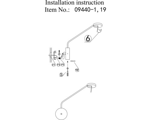 Бра Kink Light Некси 09440-1,19(4000K) Бра Kink Light Некси 09440-1,19(4000K)