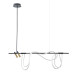 Подвесная светодиодная люстра Arte Lamp Klimt A2850SP-45BK