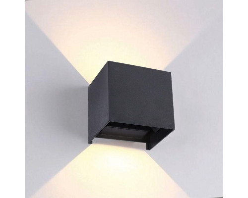 Уличный настенный светодиодный светильник Arte Lamp Rullo A1714AL-2BK Уличный настенный светодиодный светильник Arte Lamp Rullo A1714AL-2BK