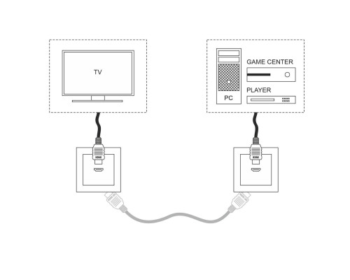 Розетка HDMI Werkel слоновая кость W1186003 4690389155871 Розетка HDMI Werkel слоновая кость W1186003 4690389155871