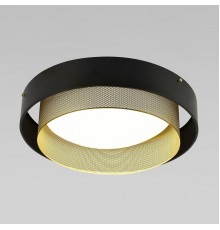 Потолочный светодиодный светильник Eurosvet Imperio 90286/1 черный/золото Smart
