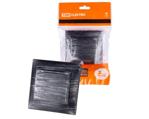 Розетка 2P+PE TDM Electric Лама с крышкой старинное серебро SQ1815-0667 Розетка 2P+PE TDM Electric Лама с крышкой старинное серебро SQ1815-0667
