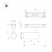 Трековый светодиодный светильник Arlight Mag-Vibe-Spot-R55-18W Warm3000 044478