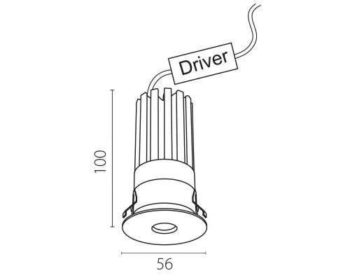Светильник светодиодный встраиваемый Spira Slim Lightstar 074446 Светильник светодиодный встраиваемый Spira Slim Lightstar 074446