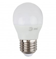 Лампа светодиодная ЭРА E27 9W 2700K матовая LED P45-9W-827-E27 Б0029043