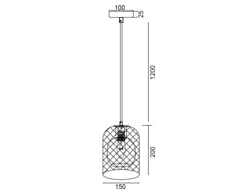 Подвесной светильник Vele Luce Diodor VL6402P01 Подвесной светильник Vele Luce Diodor VL6402P01