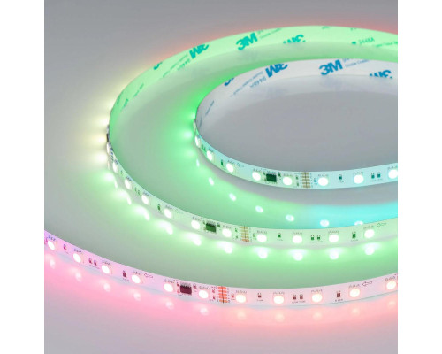 Светодиодная лента Arlight 14W/m 60LED/m 5060SMD разноцветный 5М DMX-B60-10mm 24V 039183 Светодиодная лента Arlight 14W/m 60LED/m 5060SMD разноцветный 5М DMX-B60-10mm 24V 039183