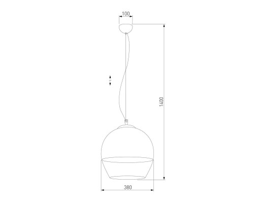 Подвесной светильник TK Lighting 3344 Boulette Graphite