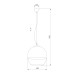 Подвесной светильник TK Lighting 3344 Boulette Graphite